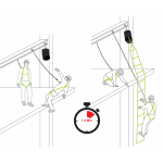 FA7002906 Räddningsstege med räddningspaln i webbin. situationsbild